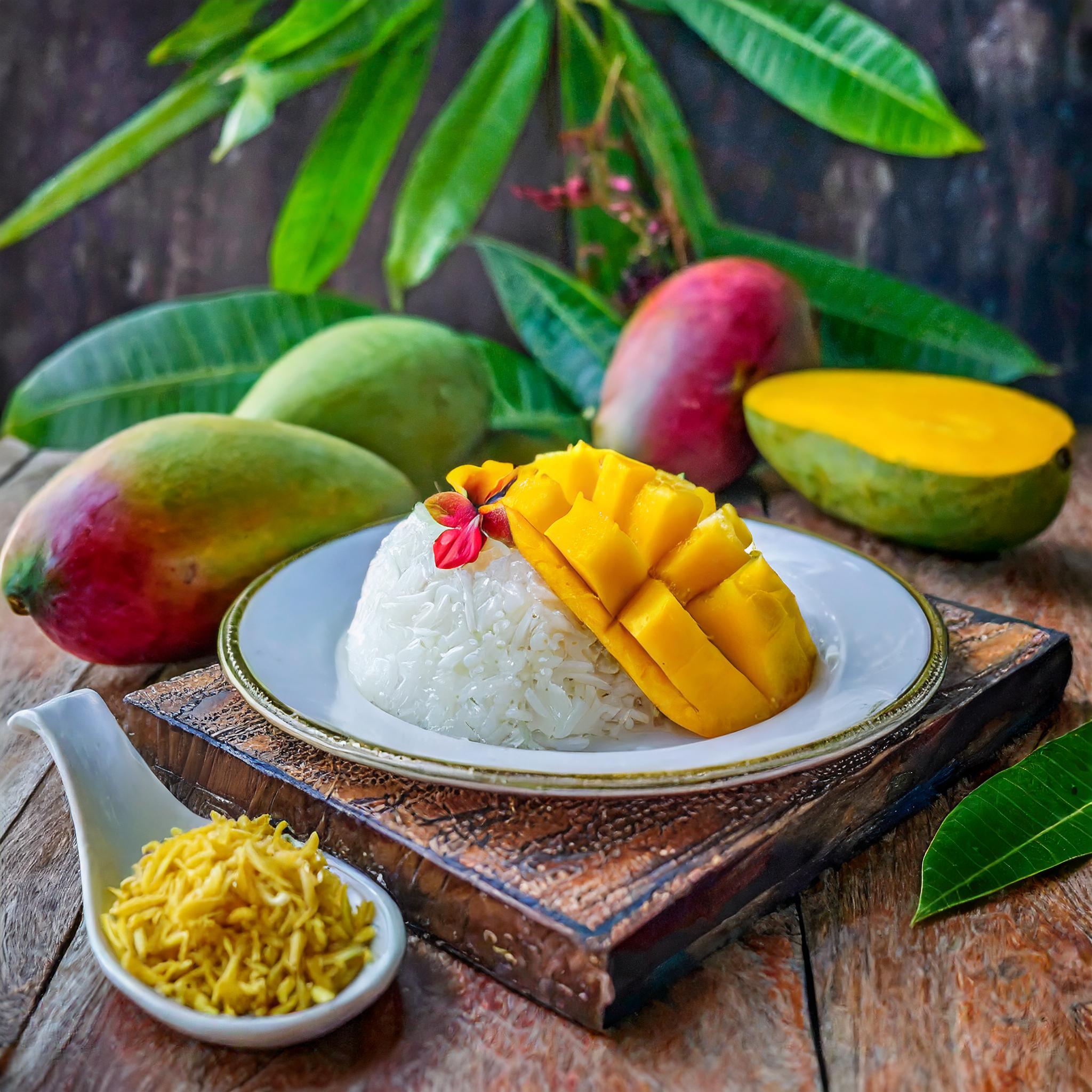 Revelación Culinaria: El Secreto Detrás del Exquisito Arroz Glutinoso con Mango de Tailandia