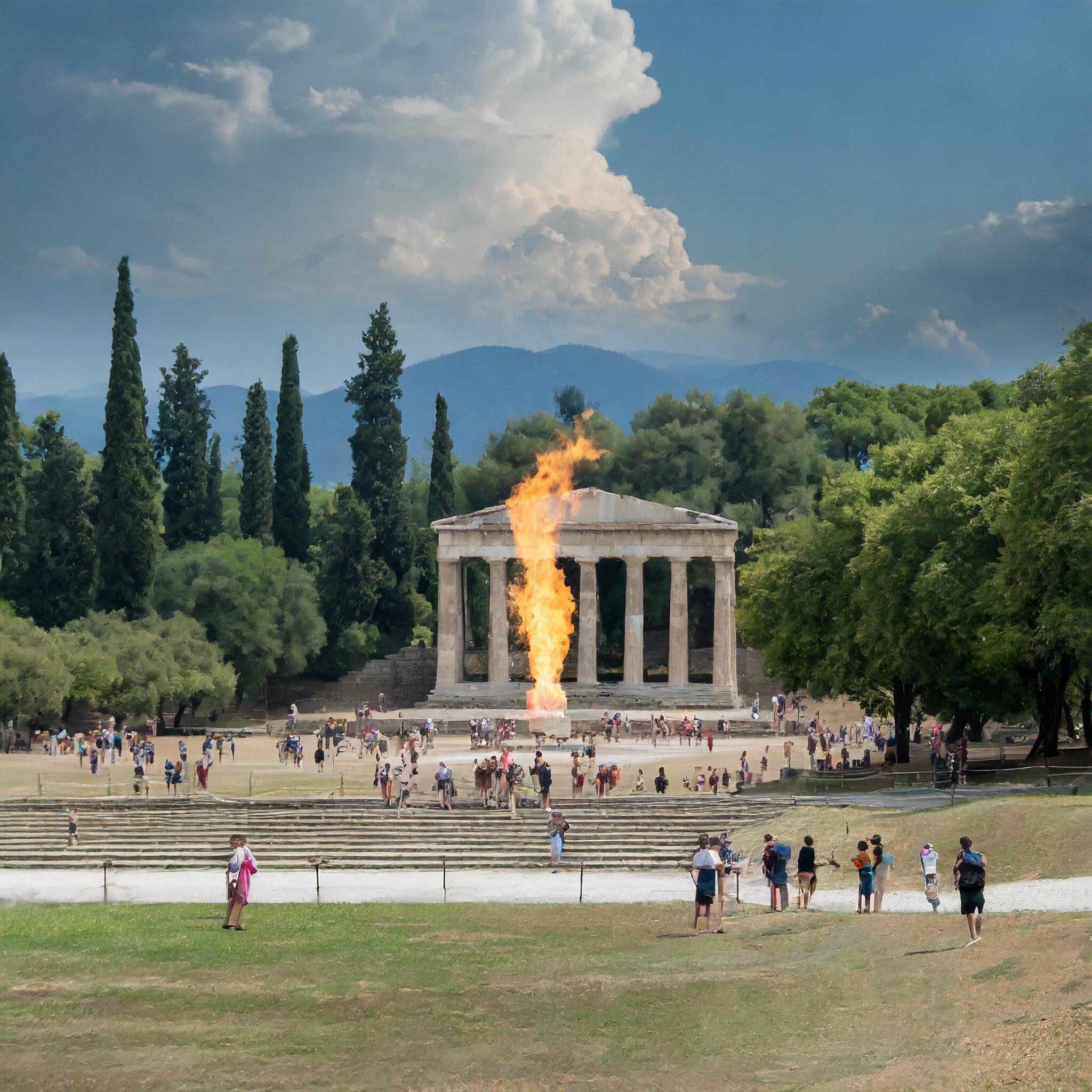 Travesía de la Llama Olímpica: De la Antigua Olimpia a París 2024